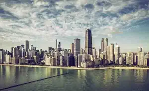 View of the Chicago landscape